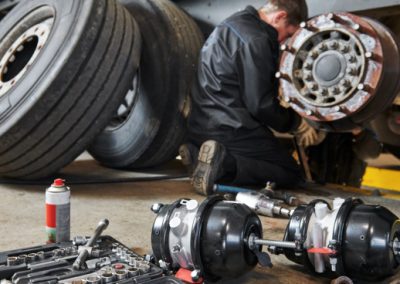this is a picture of Lincoln truck suspension repair